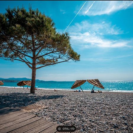 2 Pieces Rez-De-Jardin Dans Maison Avec Piscine Villeneuve-Loubet Exteriör bild